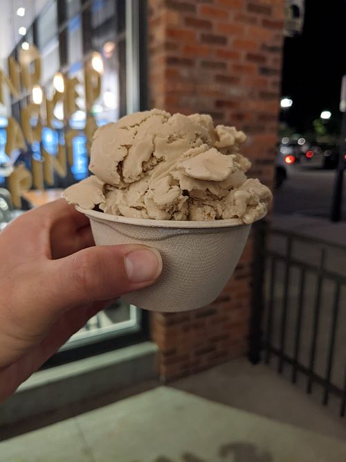 Vegan pb at New City Microcreamery in Sudbury