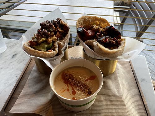 Pitas and Soup  at Brassica in Columbus