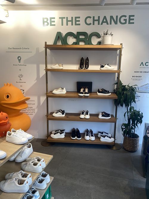 Shoes in collaboration with Alexander Smith #Veganuary at ACBC Store - Pop up in London