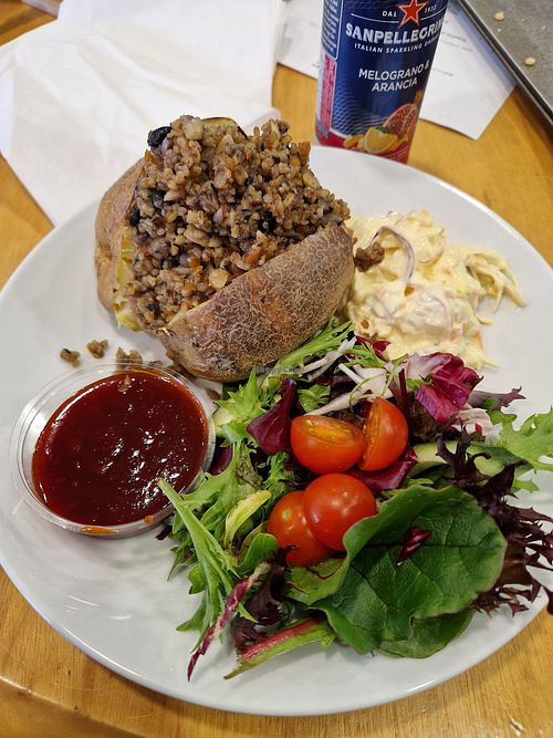 Vegan haggis at Brodie Countryfare in Forres