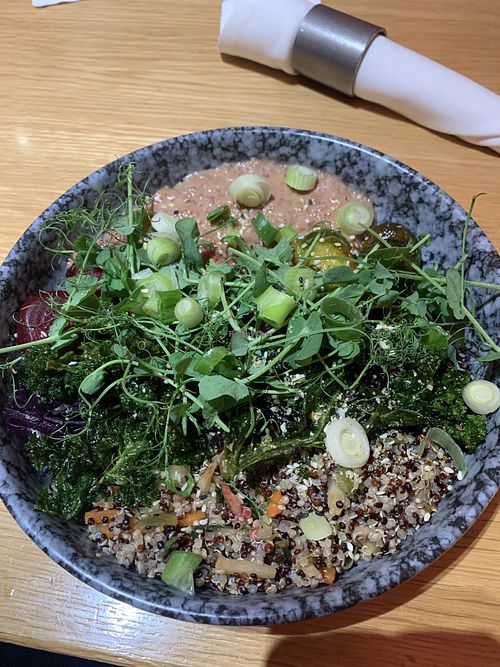 Vegane Winterbowl  at Bürgerpark Schäppchen in Lubbecke