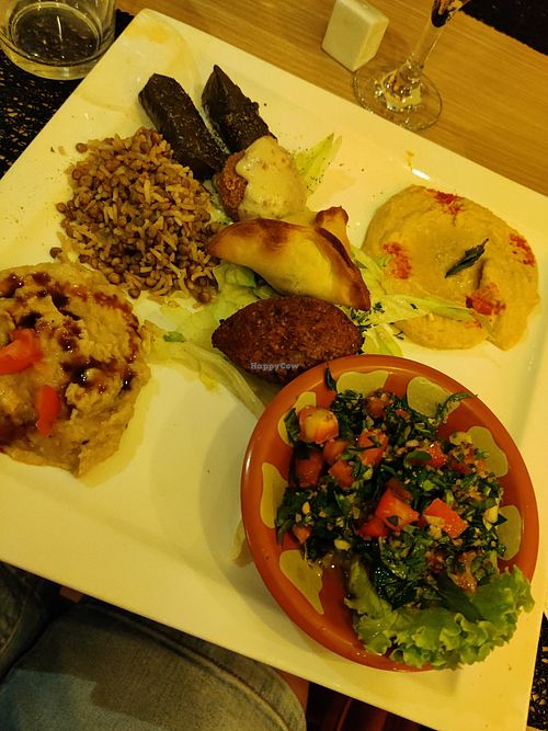 Mezze vegan at Le Petit Phenicien Restaurant Libanais in Sainte-maxime