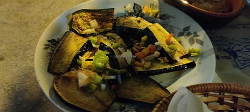 Frittierte Aubergine at Taverna Niotis in Kos