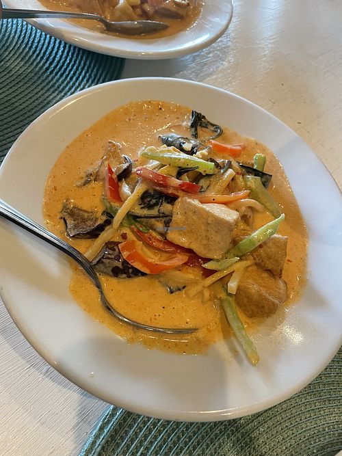 Red curry with tofu  at Swaddee Thai Restaurant in Coronado