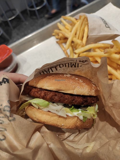 Plant Beef Burger meal at MAX in Radom