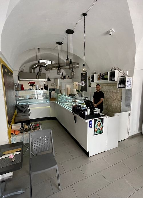 Main entrance  at Just Desi in Lecce