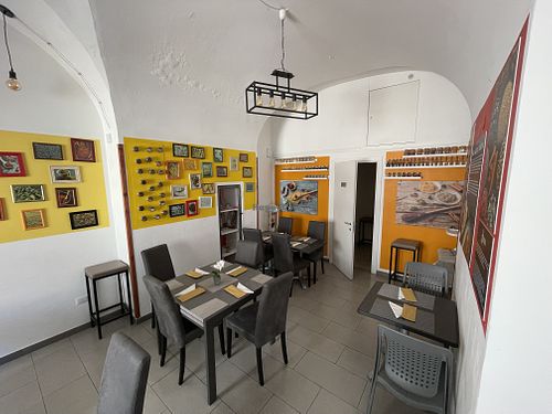 Dining tables  at Just Desi in Lecce