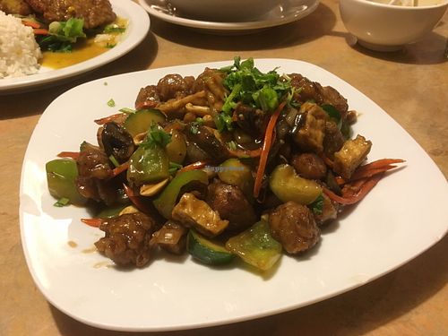 Kung Pao Nuggets - Tasty! at Good Vibes in Huntington Beach