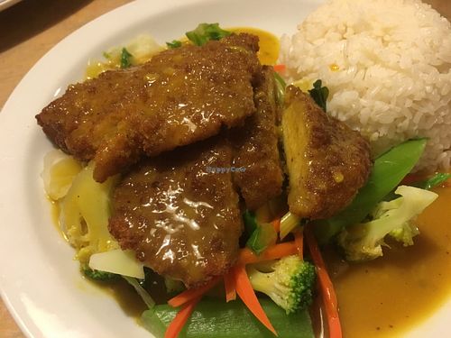 Chicken Katsu at Good Vibes in Huntington Beach