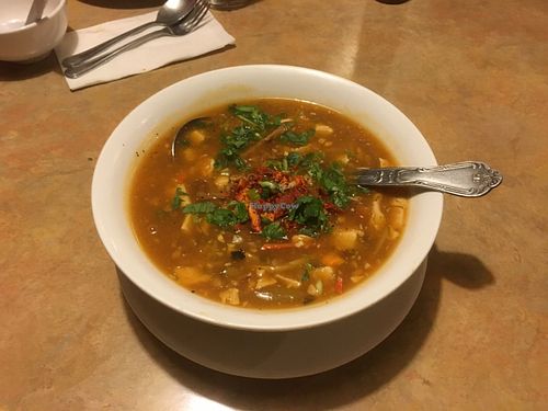 Hot and Sour Soup - TO DIE FOR! at Good Vibes in Huntington Beach