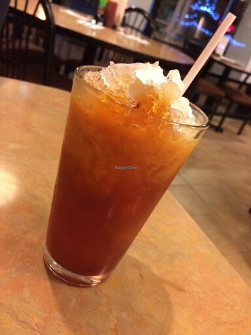 Thai tea at Good Vibes in Huntington Beach