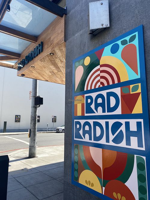 Outdoor Signage to Rad Radish  at Rad Radish in San Francisco