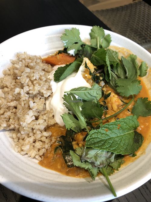 Daal bowl  at Rad Radish in San Francisco