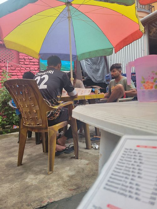 Inside at Sabal Khaja Ghar in Kathmandu