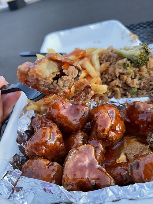 Inside the cauliwing  at Hot Sauce and Pepper in Mesa