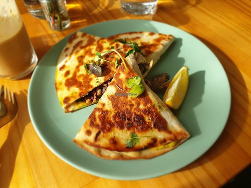 Mushroom & walnut - delish at Momo Wholefood in Newcastle