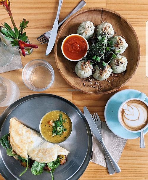 Vegan at Momo Wholefood in Newcastle