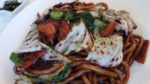 Black Pepper Udon at Loving Hut Vegan Cuisine & Organic  愛家國際餐飲 in Johor Bahru