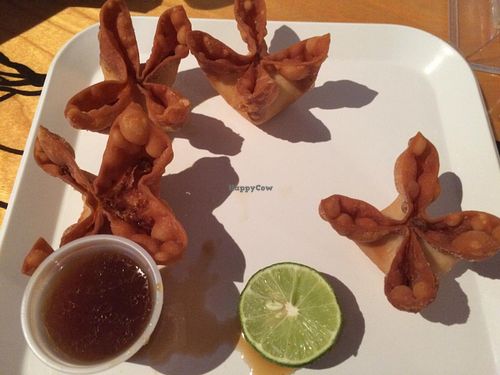 Crab puffs at Green New American Vegetarian in Phoenix