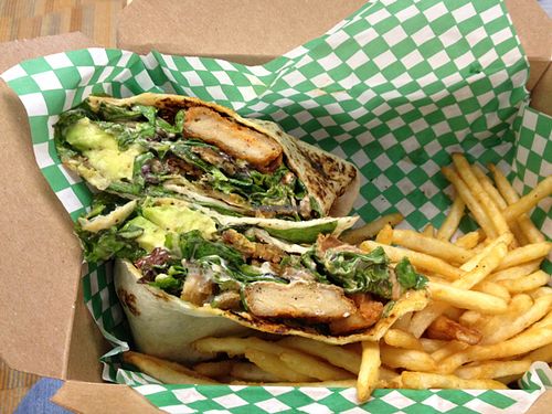 Red, Haute, & Bleu special at Green New American Vegetarian in Phoenix