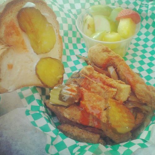 Chicken sandwich  at Green New American Vegetarian in Phoenix