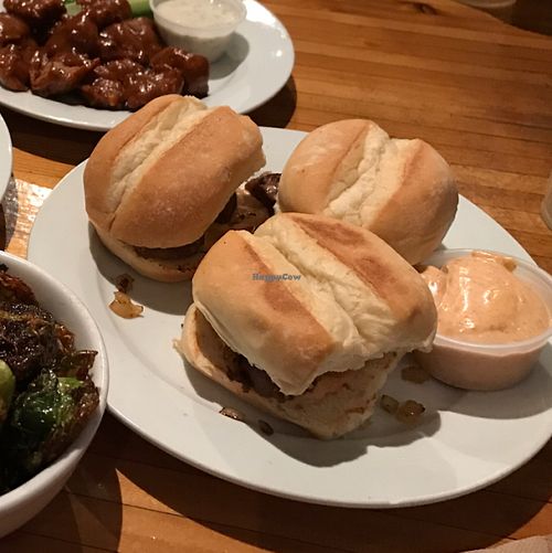 Steak Sliders (special; limited time only) at Green New American Vegetarian in Phoenix