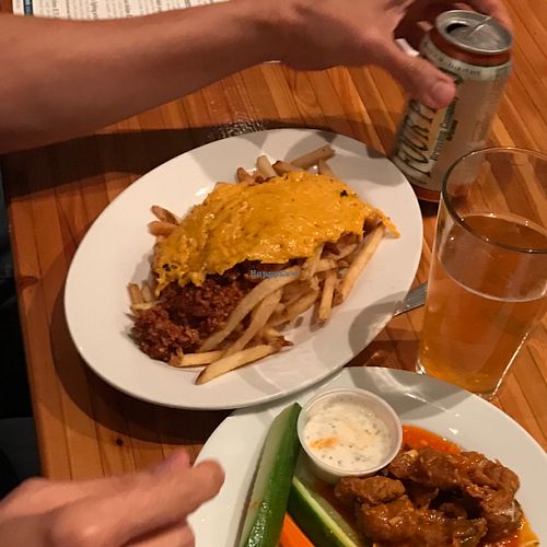 Chili Cheese Fries at Green New American Vegetarian in Phoenix