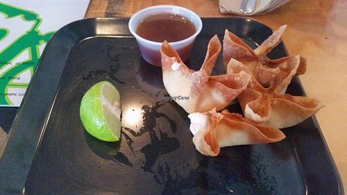 Crab puffs at Green New American Vegetarian in Phoenix