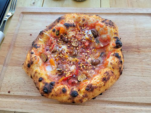 Spicy Mushroom and Pepper special at Plant Powered Eats - Maybe closed in Kamloops