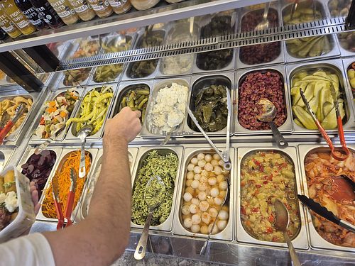Salads at Troy in East London