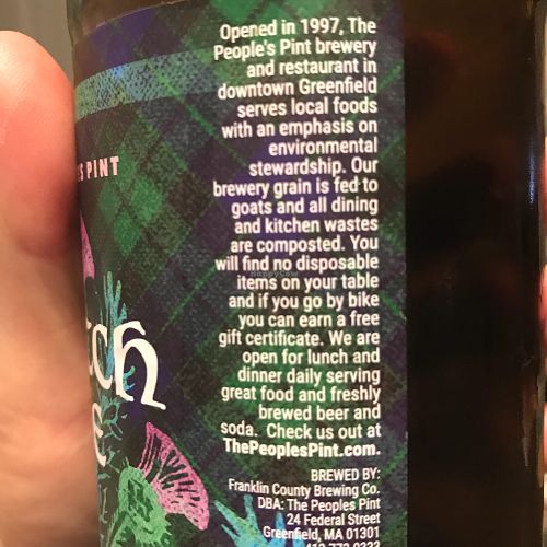 Philosophy  at People's Pint in Greenfield