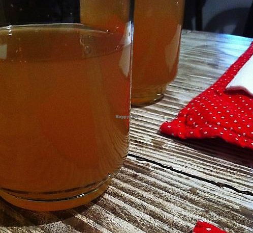 Apple tea at La Rouge in Porto Alegre