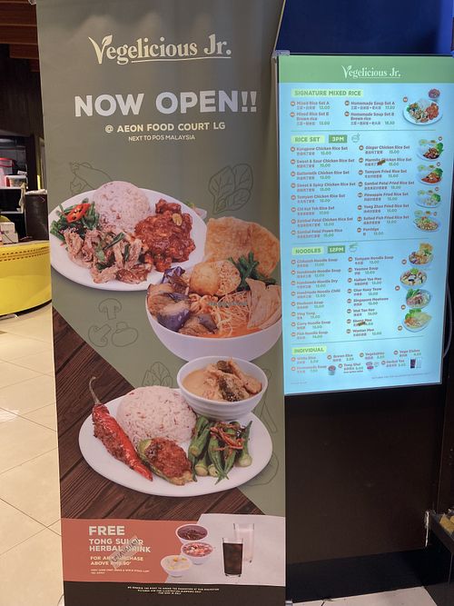 Menu  at Vegelicious Jr in Kuala Lumpur