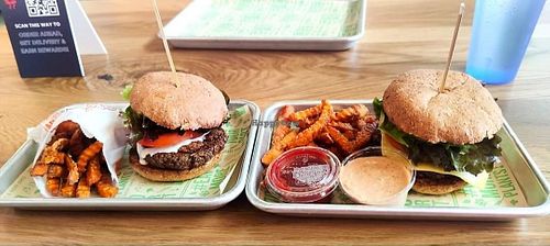 Great vegan Burgers!!! at Next Level Veggie Grill in Denver