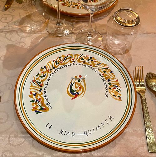 Assiette at Le Riad in Quimper