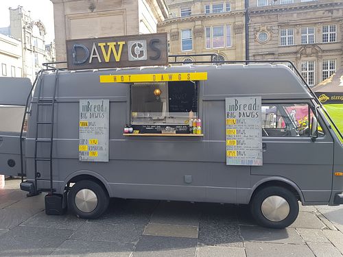 Food truck at InBreadKitchen in Newcastle Upon Tyne