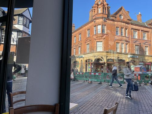 In the heart 💜 of Redhill, Surrey  at Busy Beans Cafe in Redhill