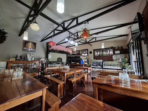 Inside at Sagada Brew in Sagada