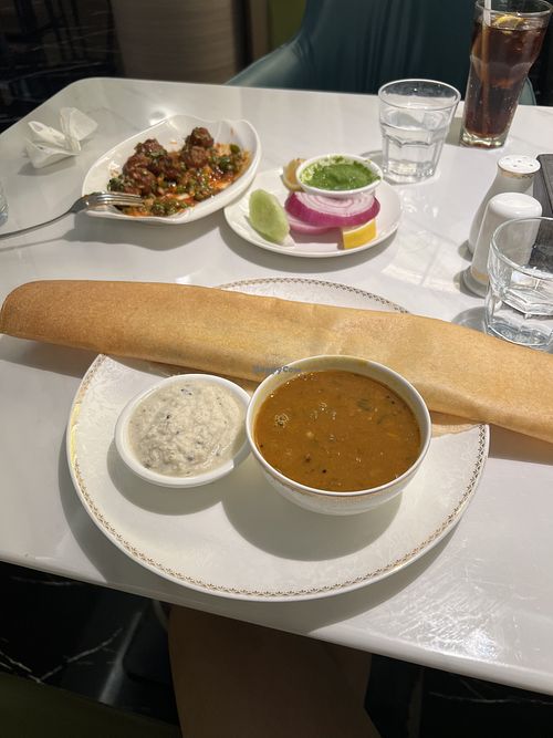 Masala dosa no butter  at Sharmaji in Guangzhou