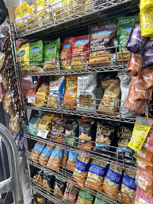 Upon Arrival - So Many Vegan Friendly Snacks  at Nature's Best Foods in Oakland