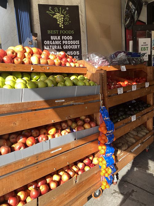 Upon Entry with Organic Produce   at Nature's Best Foods in Oakland