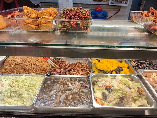 buffet spread at SIN - Ding Shang Vegetarian 鼎上- T2 in East Singapore