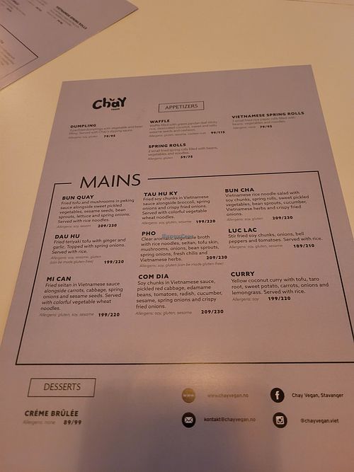  at Chay Vegan in Stavanger