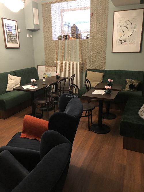 Inside  at Liberica Cafe in Prague