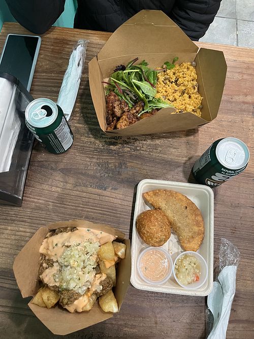 Food!  at Casa Borinqueña in San Francisco