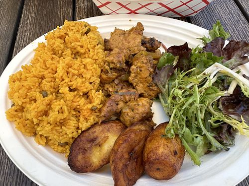 Chicken Sampler Plate  at Casa Borinqueña in San Francisco