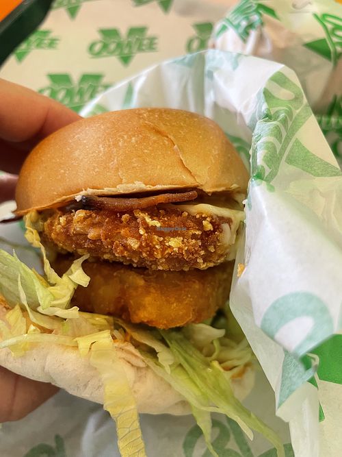 Big Bacon Swiss  at Oowee Vegan in Brighton