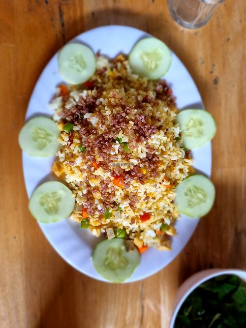 Fried Rice at Quan Chay Buffet Lac Tam Vegan in Hue