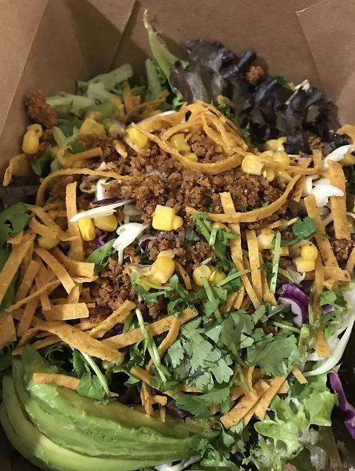 Tacos salad  at Native Foods in Boulder