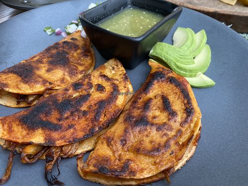 Vegan tacos  at Casa Vegana in Tulum